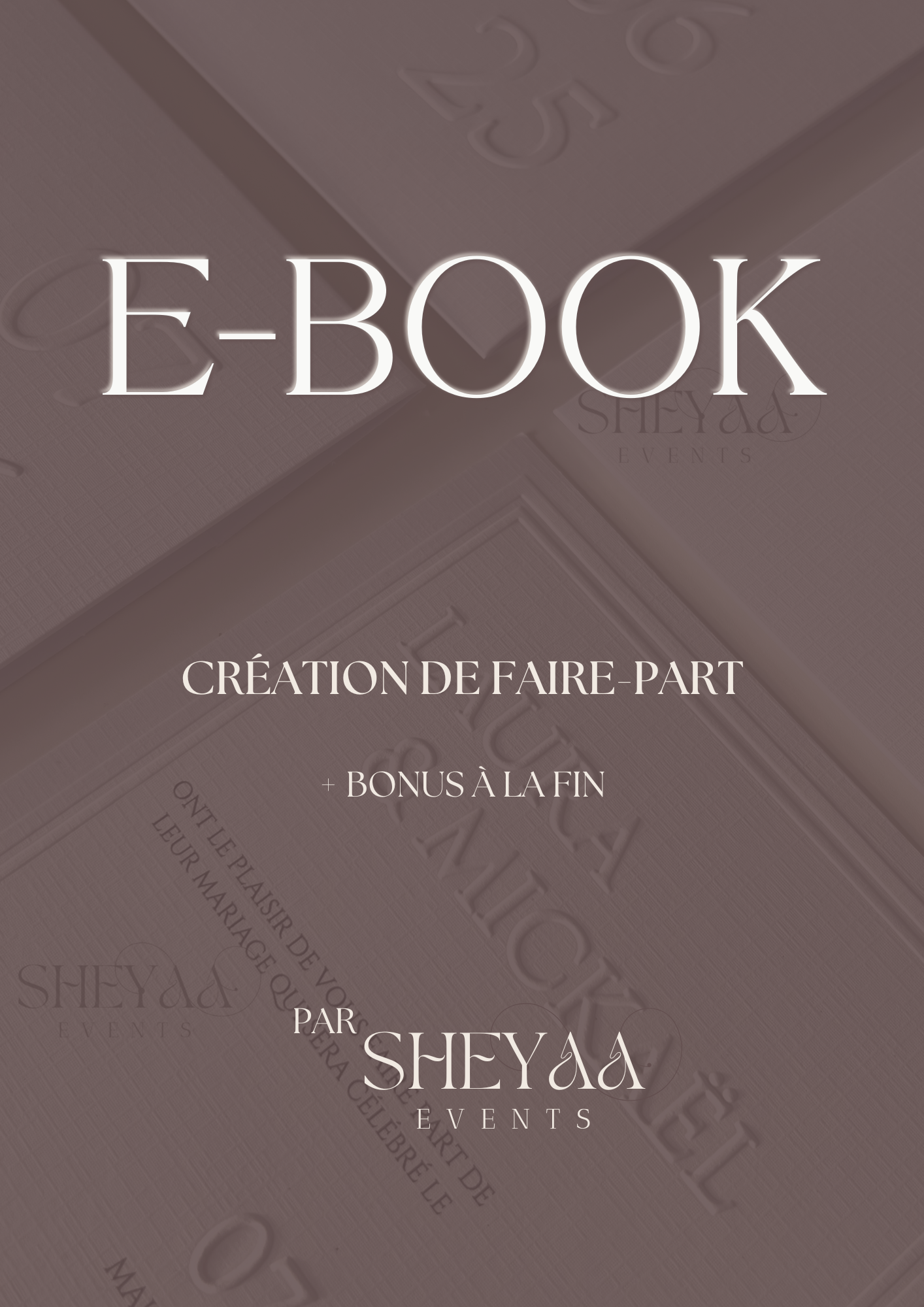 e-Book : Création de faire-part